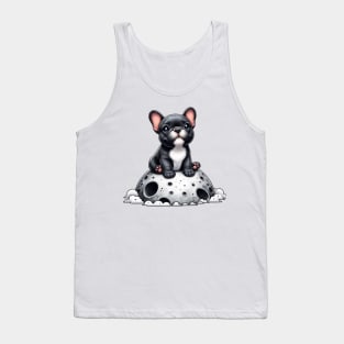 Lunar Frenchie: Adventures Beyond, Dog Lover, French Bulldog Tank Top